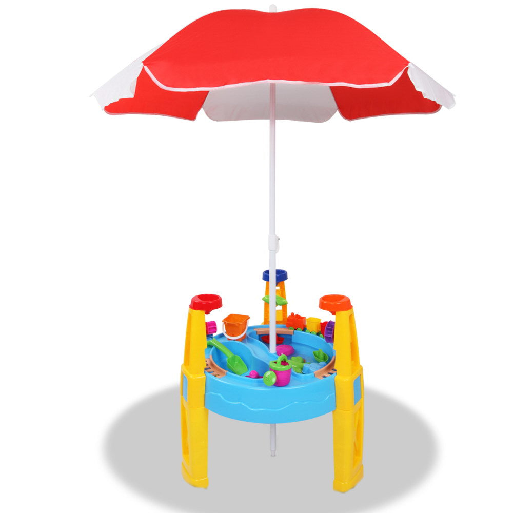 Keezi 26 Piece Kids Umbrella & Table Set-0