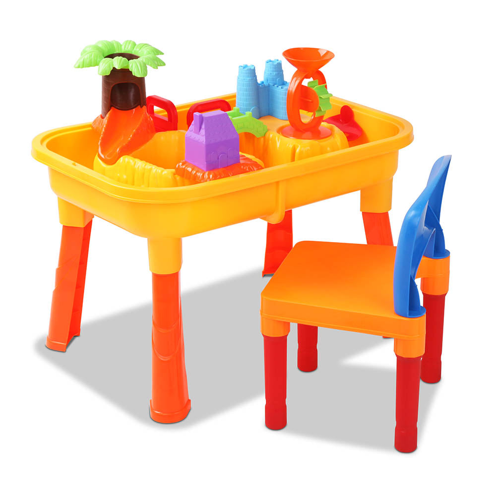 Keezi Kids Table & Chair Sandpit Set-0