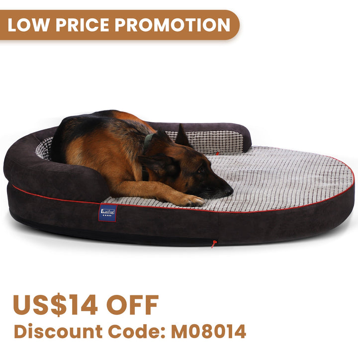 「LOW PRICE PROMOTION」Laifug Oval Dog Bed-27