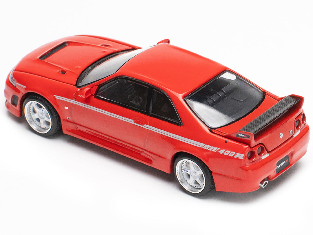 GTR Nismo 400R RHD (Right Hand Drive) Red 1/64 Diecast Model Car by Pop Race-2