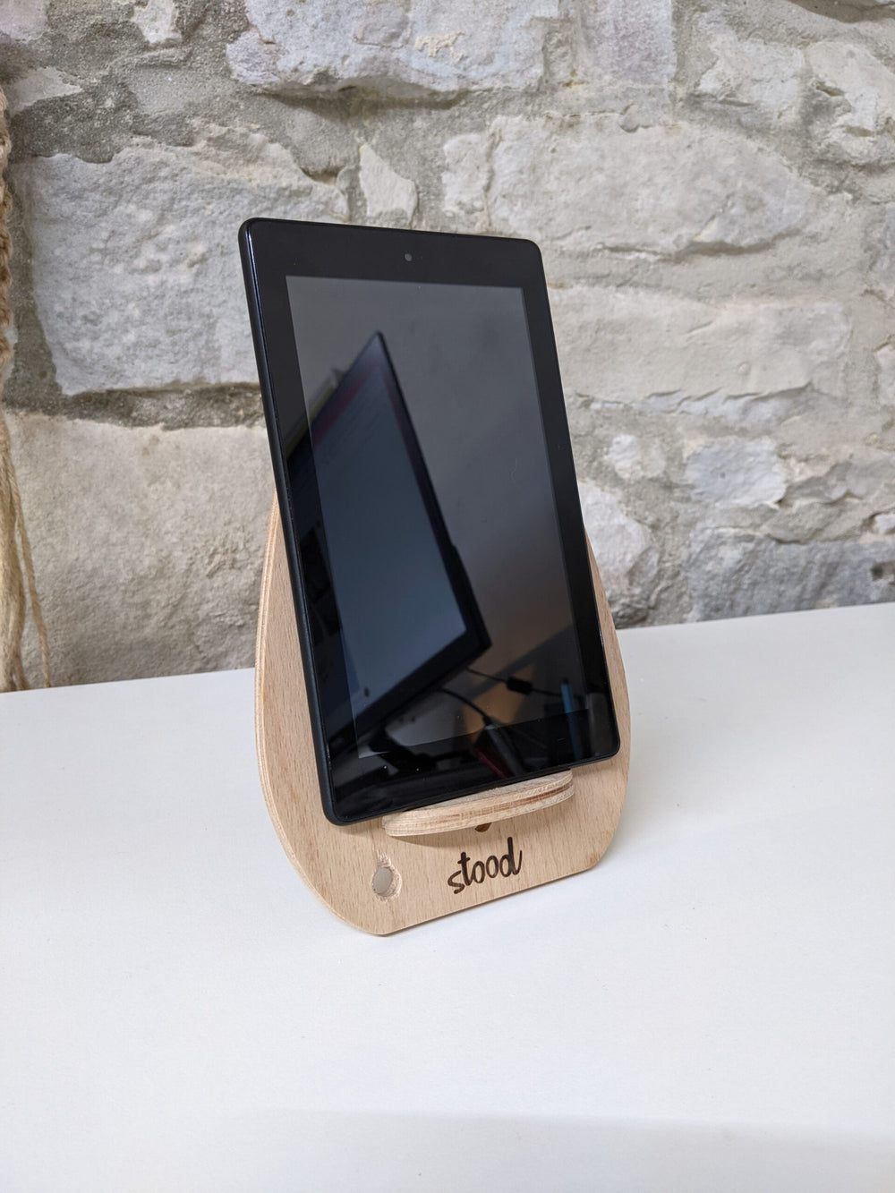 Eco stand for iPad and tablet made of wood-2