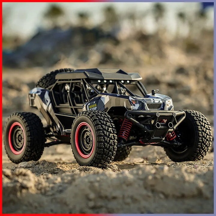 Rc Cars 390 Moter High Speed 50KM/H 4WD 2.4G Remote Control Car With LED 1/16 Off Road 4x4 Monster Truck Toys For Boys kids Gift
