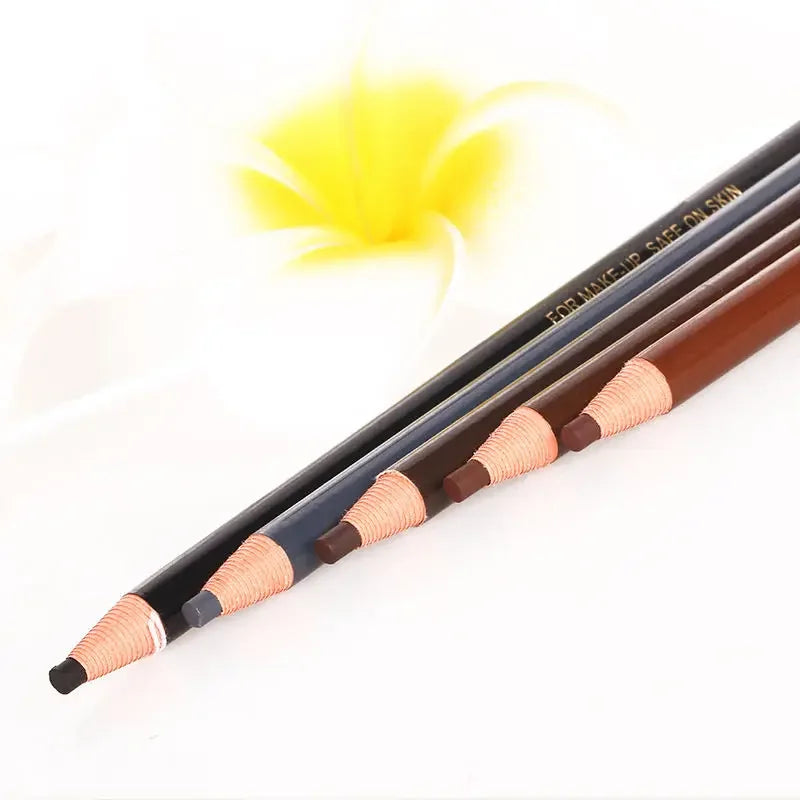 12pc Eyebrow Pencil Colored Soft Cosmetic Art Permanent Makeup Waterproof Tattoo