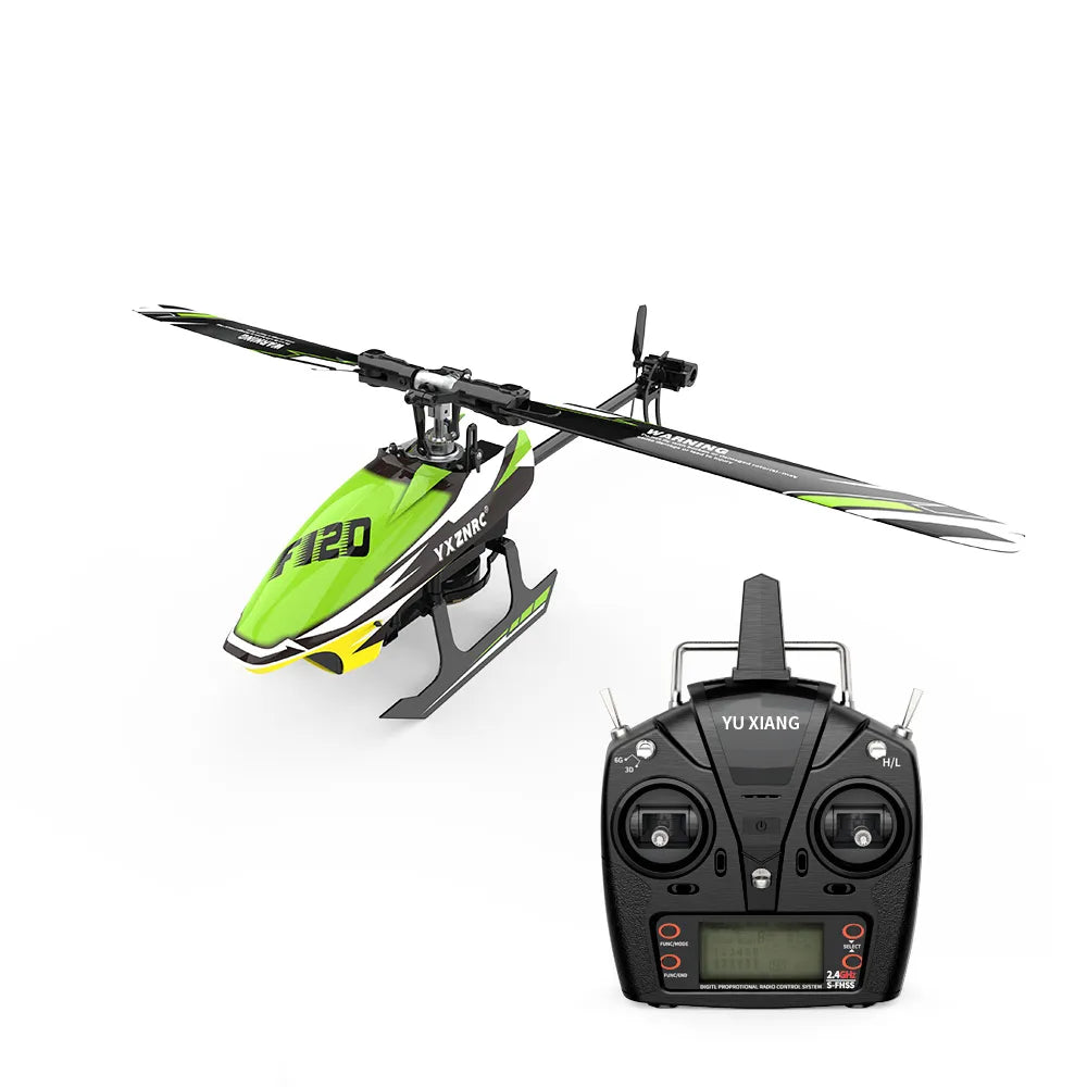 Parkten F120 2.4G RC Helicopter 6CH 6-Axis Gyro 3D6G Dual Brushless Motor Arobatic Drone For Adult Toys