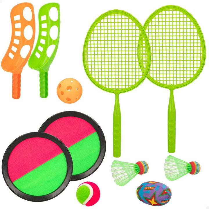 Racquet Készlet Colorbaby Külső 4 az 1-ben 20 x 43,5 x 0,5 cm (4 egység)-5