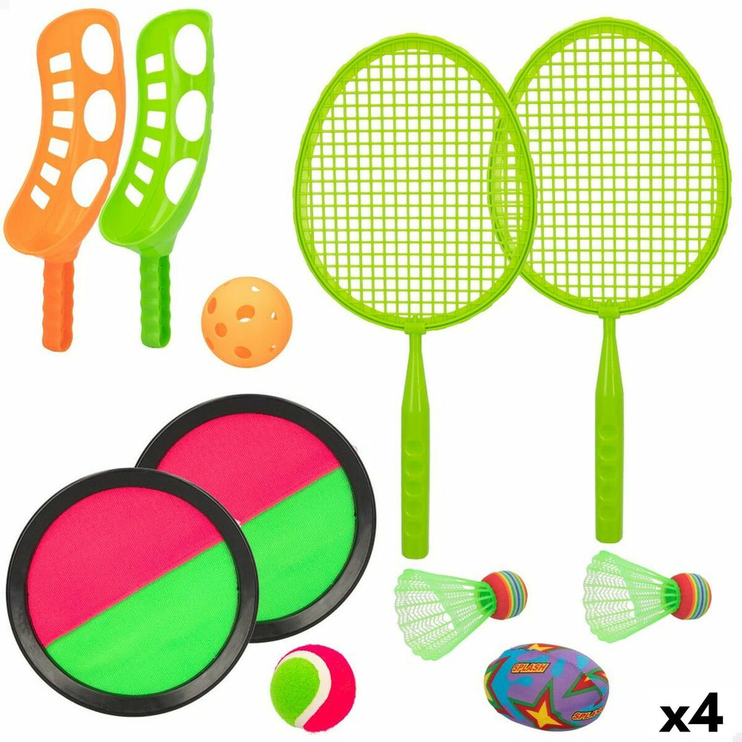 Racquet Készlet Colorbaby Külső 4 az 1-ben 20 x 43,5 x 0,5 cm (4 egység)-0