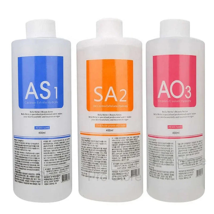 AS1 SA2 AO3 Facial Skincare Face Serum Facial Aqua Peel Solution Product For Hydra Dermabrasion Machine Hydro Skin Deep Cleaning