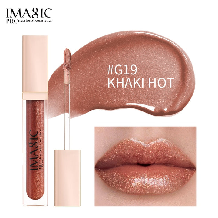 IMAGIC new waterproof and moisturizing lip gloss velvet matte lasting lip gloss ladies cosmetics 20 colors