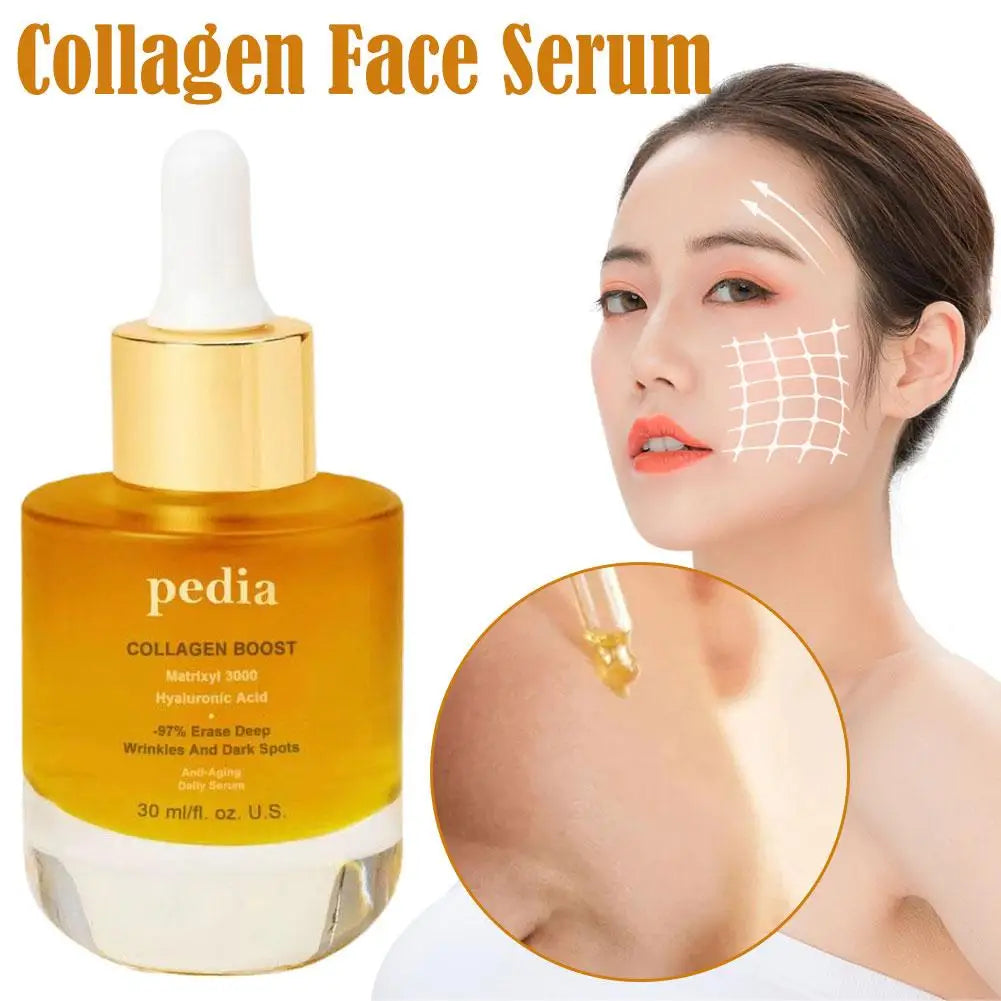 Collagen Face SerumRestoration EssenceWrinkle Removal Moisturizing Fade Fine Lines Dark Anti Aging Spots  Korean Face SkinCare
