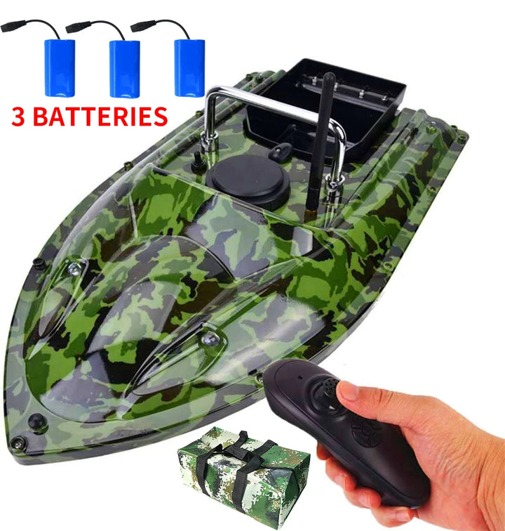 RC Bait Boat with Bag 3 Batteries Fish Finder Ship Boat Remote Control 500M Fishing Boats Speed boat Fishing Tool