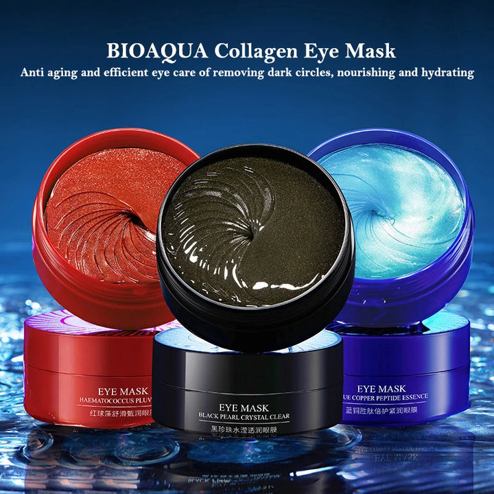 60pcs Collagen Eye Mask moisturizing Firming Anti Dark Circles Eyes Bags skincare Gel Masks Eyepatch Beauty Eye Patches