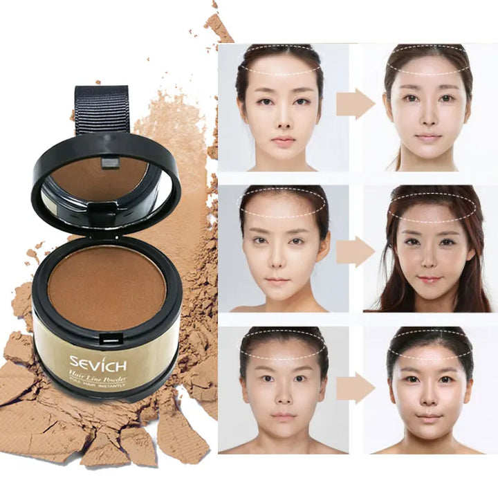 Sevich 13Color Hairline Powder 4g Hairline Shadow Cover Up Fill In Thinning Hair Natural Instant Hair Shadow Powder Makeup Tool