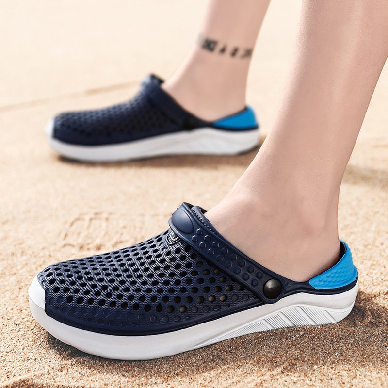 Unisex Summer Beach Sandals Ladies Clogs Slipper Men Flat Anti-Slip Flip Flops for Women