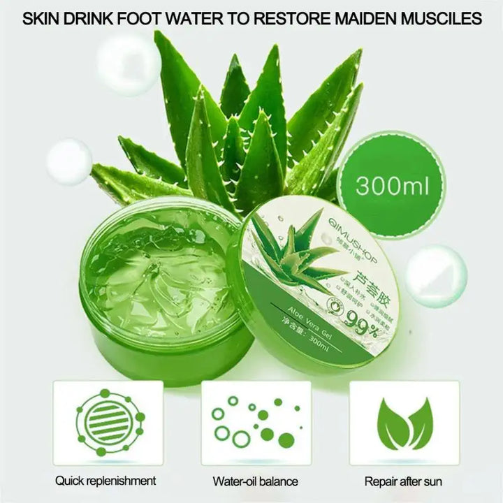 99% Aloe Vera Gel Moisturing Skin Face Cream Shrink Pores Day Cream Skincare Sleeping Mask Korean Skin Care Products