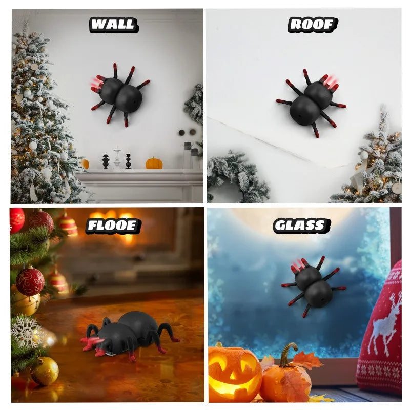 RC Toy Prank Simulation Spider Wall Climbing Remote Control Stunt Car Christmas Halloween Funk Toys Gifts for Adult and Children
