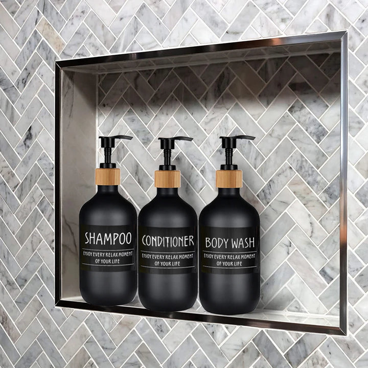 500ml Soap Dispenser Bottle Shampoo and Shower Gel Bottle Refillable Large Capacity Lotion Dispenser  Bathroom Accessories