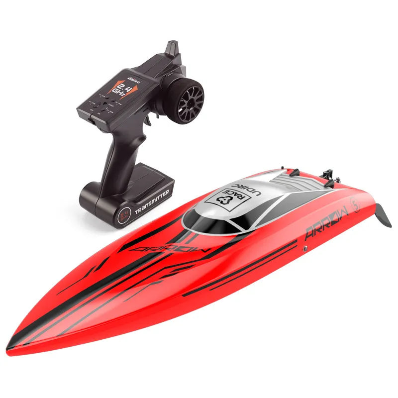 UDiRC UDI005 RC Boat 50Km/H High Speed Waterproof 2.4GHz Radio Control Boat Brushless RC Speedboat Pvc Boat Toys Gift For Kids