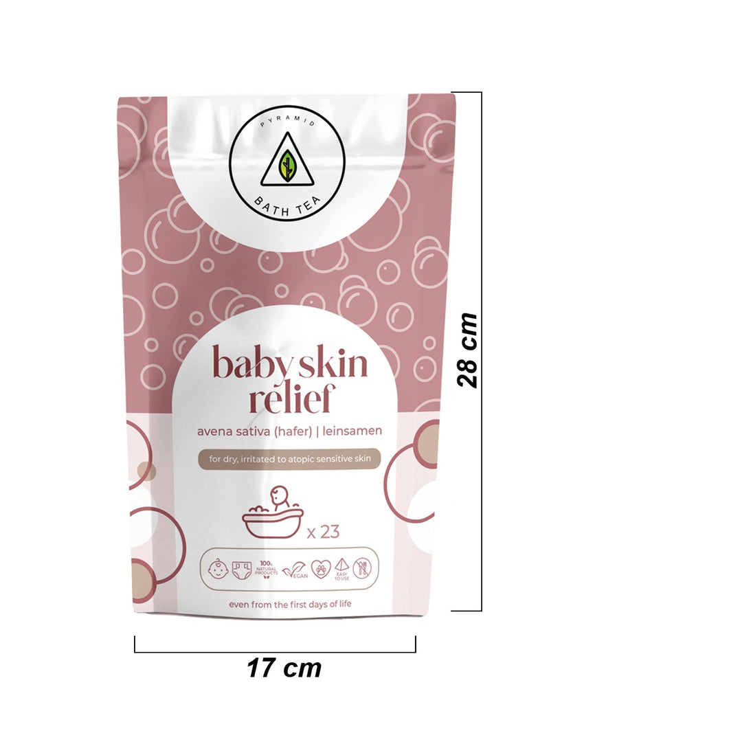 Soothing bath additive for newborns for the skin care of babies, dermo-atopy, bath bag: 23 pieces-3