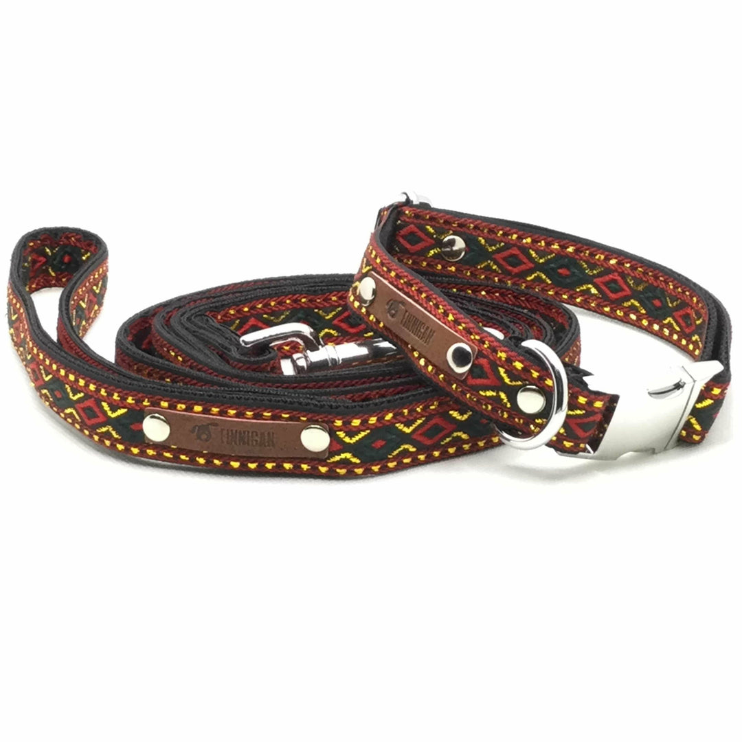 Durable Designer Dog Collar Set No.28m-0