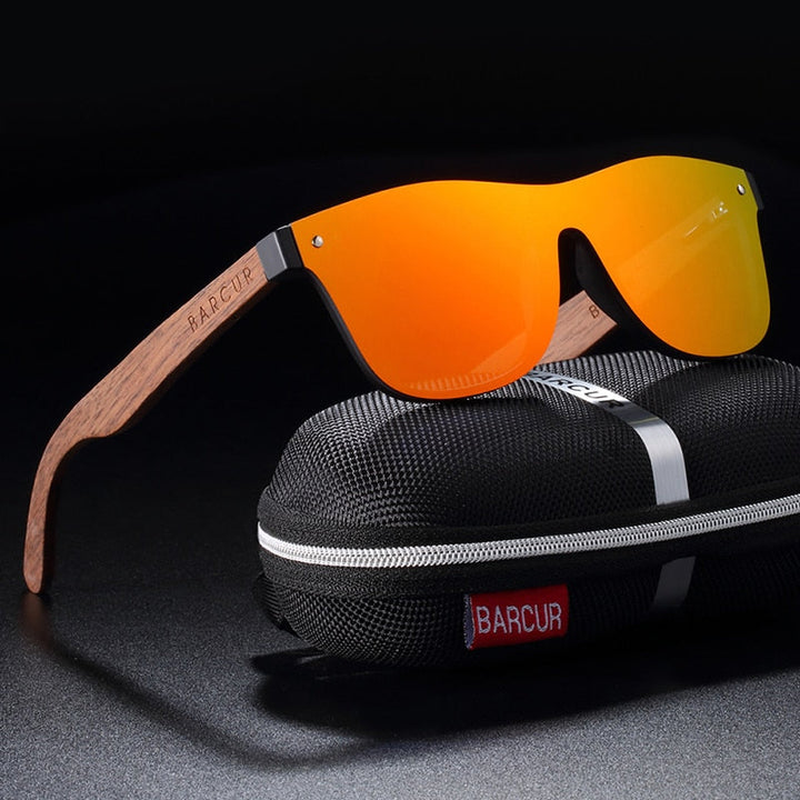 Wood Sunglasses Natural Black Walnut Sun glasses for Men Eyewear Women Polarized UV400 Oculos De Sol Masculino Feminino-12