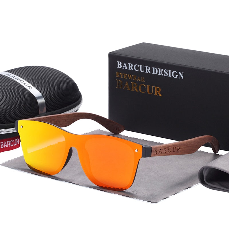 Wood Sunglasses Natural Black Walnut Sun glasses for Men Eyewear Women Polarized UV400 Oculos De Sol Masculino Feminino-6