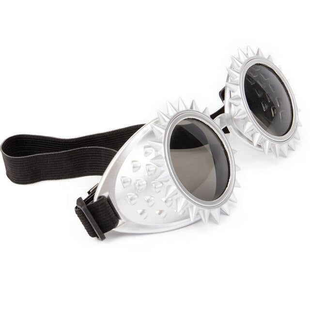 Hot New Men Women Welding Goggles Gothic Steampunk Cosplay Antique Spikes Vintage Glasses Eyewear-67