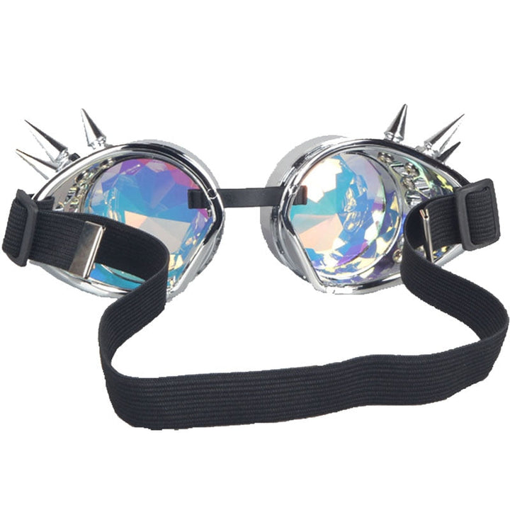 Hot New Men Women Welding Goggles Gothic Steampunk Cosplay Antique Spikes Vintage Glasses Eyewear-36