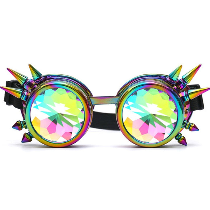 Hot New Men Women Welding Goggles Gothic Steampunk Cosplay Antique Spikes Vintage Glasses Eyewear-52
