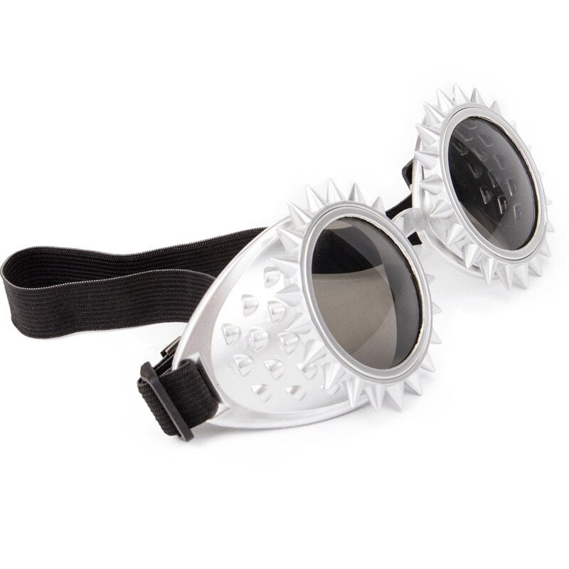 Hot New Men Women Welding Goggles Gothic Steampunk Cosplay Antique Spikes Vintage Glasses Eyewear-40