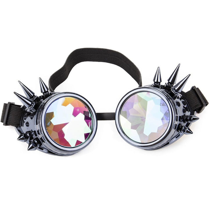 Hot New Men Women Welding Goggles Gothic Steampunk Cosplay Antique Spikes Vintage Glasses Eyewear-17