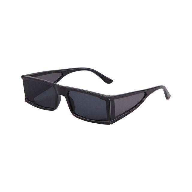 Narrow Rectangle Sunglasses Shades Women Brand Designer Men Vintage Rectangular Frame 90s trendy Sun Glasses-8