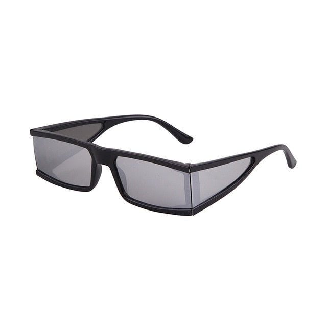 Narrow Rectangle Sunglasses Shades Women Brand Designer Men Vintage Rectangular Frame 90s trendy Sun Glasses-7