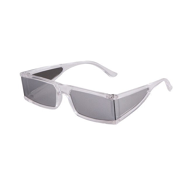 Narrow Rectangle Sunglasses Shades Women Brand Designer Men Vintage Rectangular Frame 90s trendy Sun Glasses-11