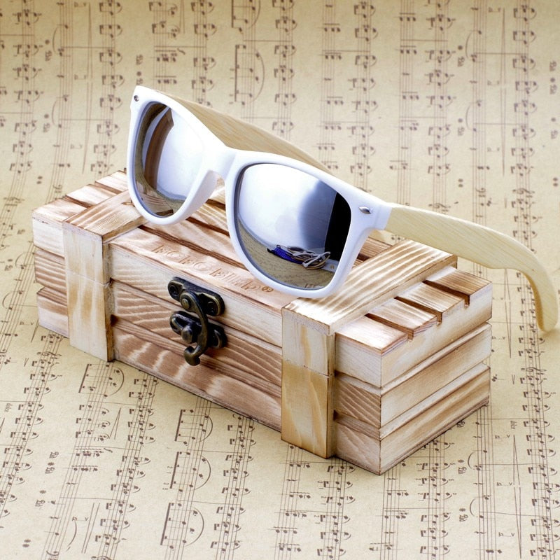 Unisex Bamboo Sunglasses New Fashion Women Wooden Polarized Sun Glasses Clear Color Men Eyewears Party Gifts Dropship-3