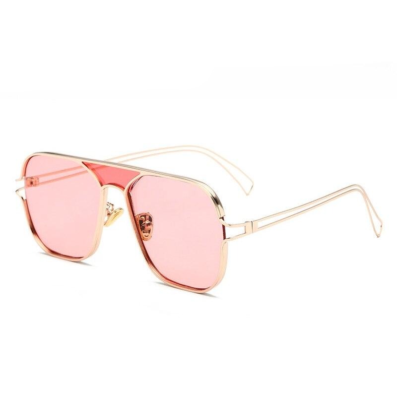 Retro Fashion Aviation Sunglasses Women Brand Designer Vintage Colorful Square Pilot Sun Glasses Lentes De Sol-4