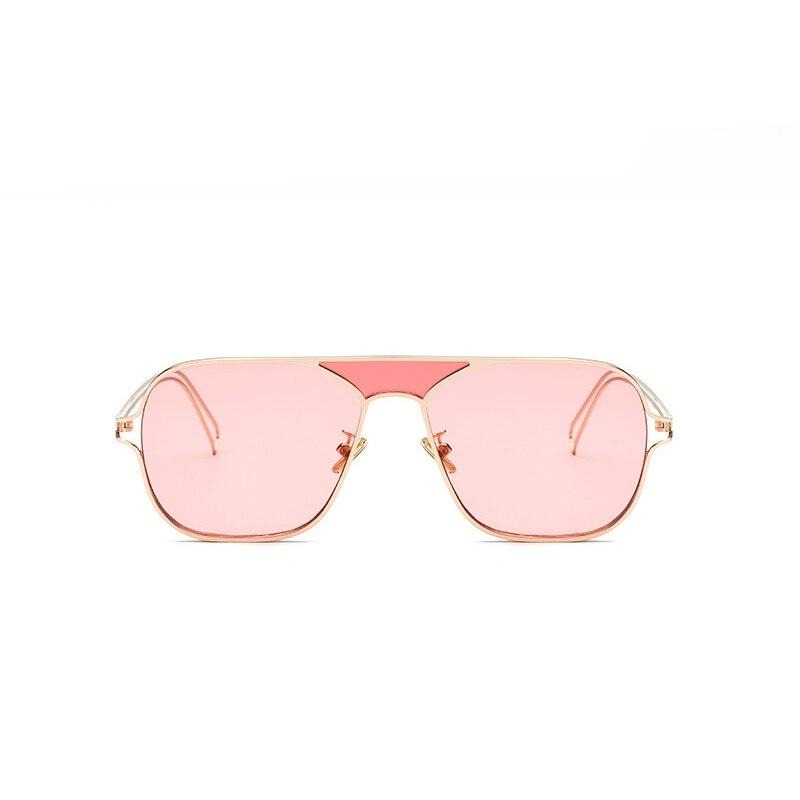 Retro Fashion Aviation Sunglasses Women Brand Designer Vintage Colorful Square Pilot Sun Glasses Lentes De Sol-22
