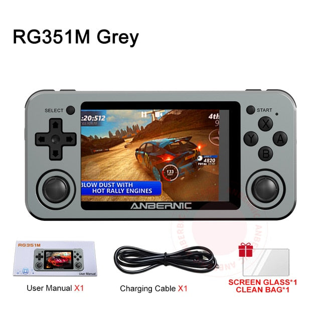 RG351M Retro Video Game Console Aluminum Alloy Shell RG351P 2500 Game Portable Console RG351 Handheld Game Player-10
