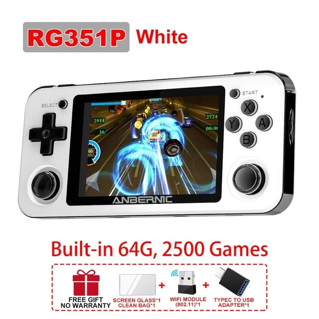 RG351M Retro Video Game Console Aluminum Alloy Shell RG351P 2500 Game Portable Console RG351 Handheld Game Player-4