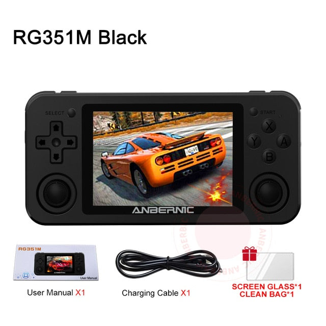 RG351M Retro Video Game Console Aluminum Alloy Shell RG351P 2500 Game Portable Console RG351 Handheld Game Player-9