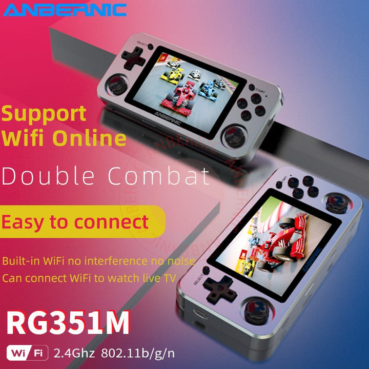 RG351M Retro Video Game Console Aluminum Alloy Shell RG351P 2500 Game Portable Console RG351 Handheld Game Player-17