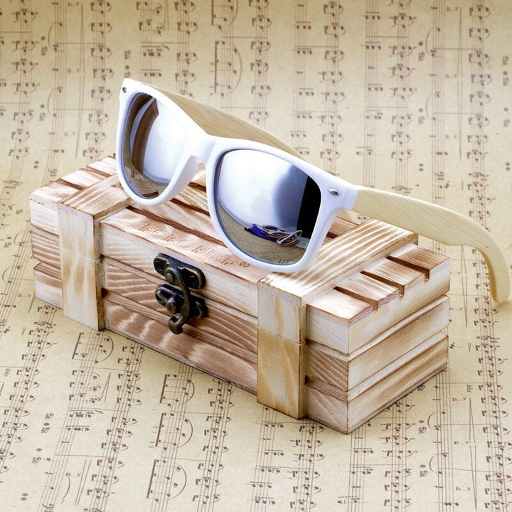 Unisex Bamboo Sunglasses New Fashion Women Wooden Polarized Sun Glasses Clear Color Men Eyewears Party Gifts Dropship-2