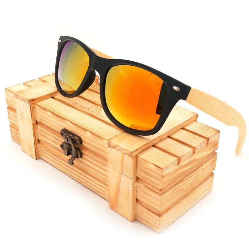 Unisex Bamboo Sunglasses New Fashion Women Wooden Polarized Sun Glasses Clear Color Men Eyewears Party Gifts Dropship-14