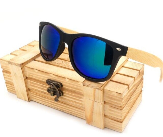 Unisex Bamboo Sunglasses New Fashion Women Wooden Polarized Sun Glasses Clear Color Men Eyewears Party Gifts Dropship-8