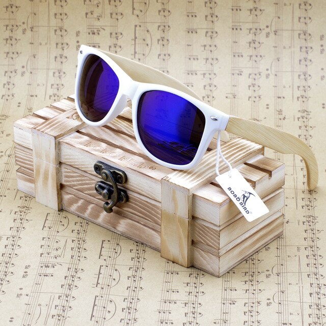 Unisex Bamboo Sunglasses New Fashion Women Wooden Polarized Sun Glasses Clear Color Men Eyewears Party Gifts Dropship-4