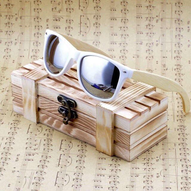 Unisex Bamboo Sunglasses New Fashion Women Wooden Polarized Sun Glasses Clear Color Men Eyewears Party Gifts Dropship-10