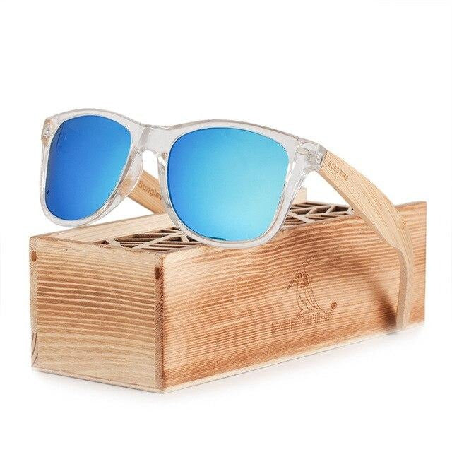 Unisex Bamboo Sunglasses New Fashion Women Wooden Polarized Sun Glasses Clear Color Men Eyewears Party Gifts Dropship-26