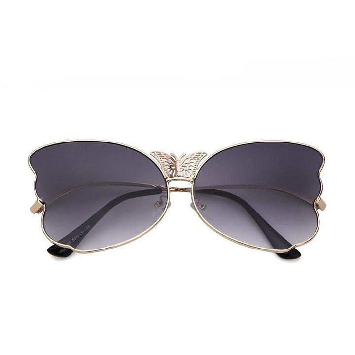 Fashion butterfly sunglasses women luxury brand designer pink vintage oversized sun glasses shades for women-16