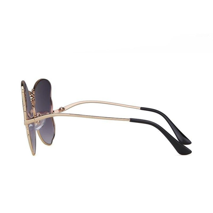 Fashion butterfly sunglasses women luxury brand designer pink vintage oversized sun glasses shades for women-17