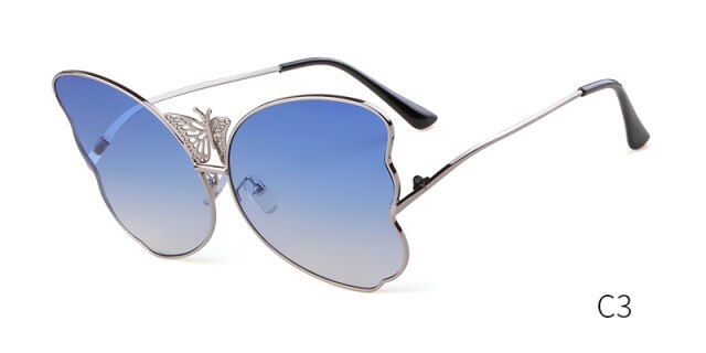 Fashion butterfly sunglasses women luxury brand designer pink vintage oversized sun glasses shades for women-11