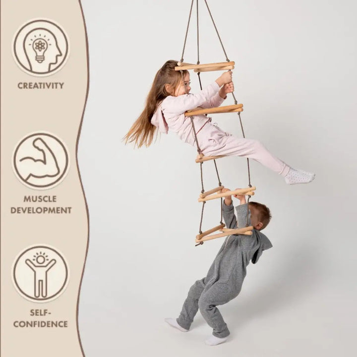 Triangle rope ladder for kids-2